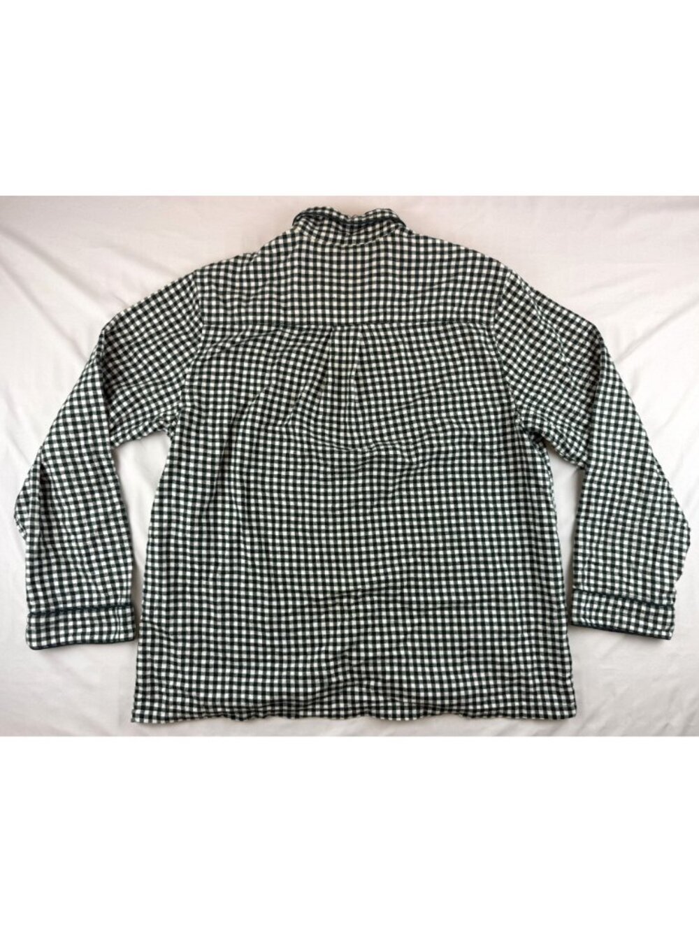 LAKE Men’s Flannel Piped Pants Set Pajamas Conifer Gingham XL - Picture 5 of 15